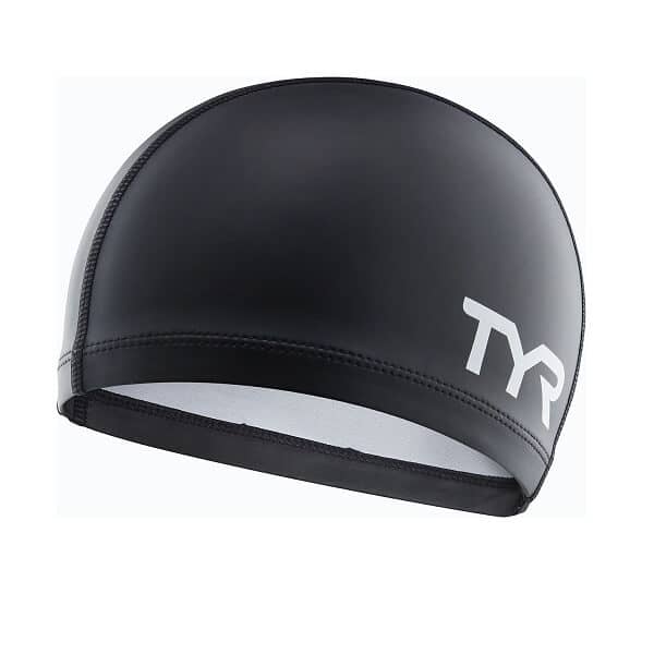 TYR泳帽舒適高彈防水泳帽矽膠塗層